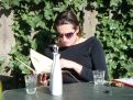 Reading in the sun