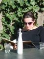 Reading in the sun