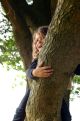 girl in tree